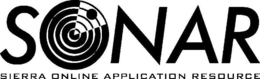 SONAR SIERRA ONLINE APPLICATION RESOURCE