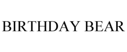 BIRTHDAY BEAR