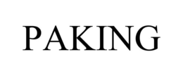 PAKING