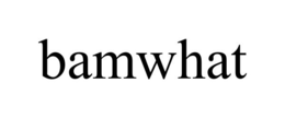 BAMWHAT