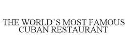 THE WORLD'S MOST FAMOUS CUBAN RESTAURANT