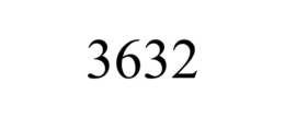 3632
