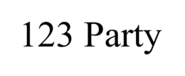 123 PARTY
