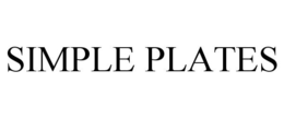 SIMPLE PLATES