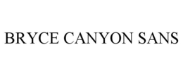 BRYCE CANYON SANS