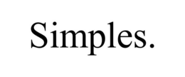SIMPLES.