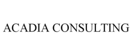 ACADIA CONSULTING