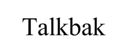 TALKBAK