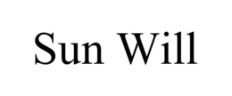 SUN WILL