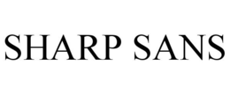 SHARP SANS