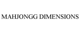 MAHJONGG DIMENSIONS