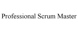 PROFESSIONAL SCRUM MASTER