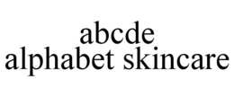 ABCDE ALPHABET SKINCARE