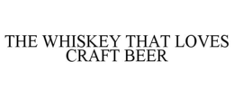 THE WHISKEY THAT LOVES CRAFT BEER