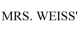 MRS. WEISS'