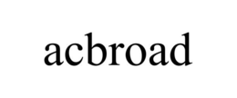 ACBROAD