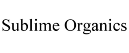 SUBLIME ORGANICS