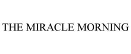 THE MIRACLE MORNING