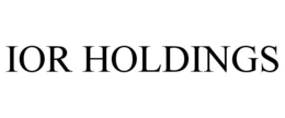 IOR HOLDINGS