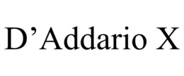 D'ADDARIO X