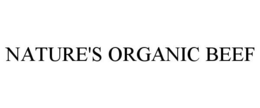 NATURE'S ORGANIC BEEF