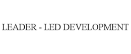 LEADER - LED DEVELOPMENT