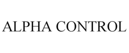 ALPHA CONTROL