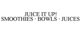 JUICE IT UP! SMOOTHIES · BOWLS · JUICES