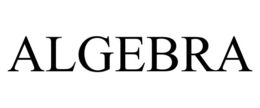 ALGEBRA