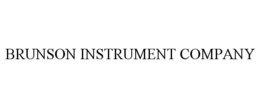 BRUNSON INSTRUMENT COMPANY