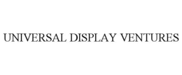 UNIVERSAL DISPLAY VENTURES