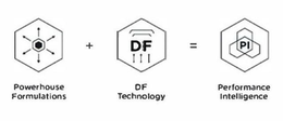 POWERHOUSE FORMULATIONS + DF DF TECHNOLOGY = PI PERFORMANCE INTELLIGENCE