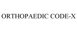 ORTHOPAEDIC CODE-X
