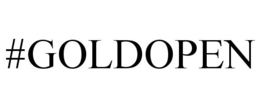 #GOLDOPEN