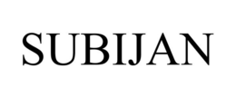 SUBIJAN