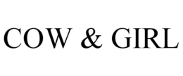 COW & GIRL