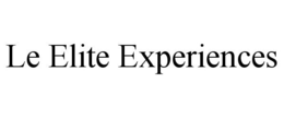 LE ELITE EXPERIENCES