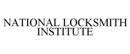 NATIONAL LOCKSMITH INSTITUTE
