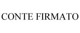 CONTE FIRMATO