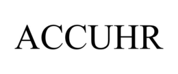 ACCUHR