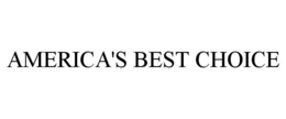 AMERICA'S BEST CHOICE