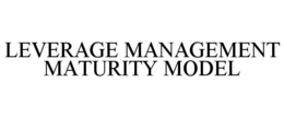 LEVERAGE MANAGEMENT MATURITY MODEL