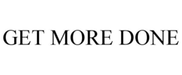 GET MORE DONE