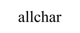 ALLCHAR
