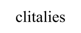 CLITALIES