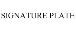 SIGNATURE PLATE