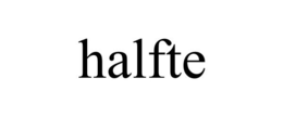 HALFTE