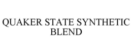 QUAKER STATE SYNTHETIC BLEND