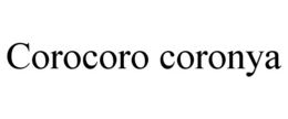COROCORO CORONYA