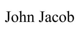JOHN JACOB